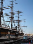 Venezia nave scuola Amerigo Vespucci veliero alberi pennoni cime vele imbrogliate