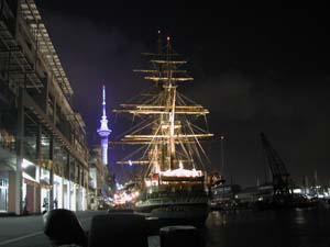 nave scuola amerigo vespucci a auckland