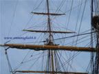 pennoni e alberi nave scuola Amerigo Vespucci Livorno